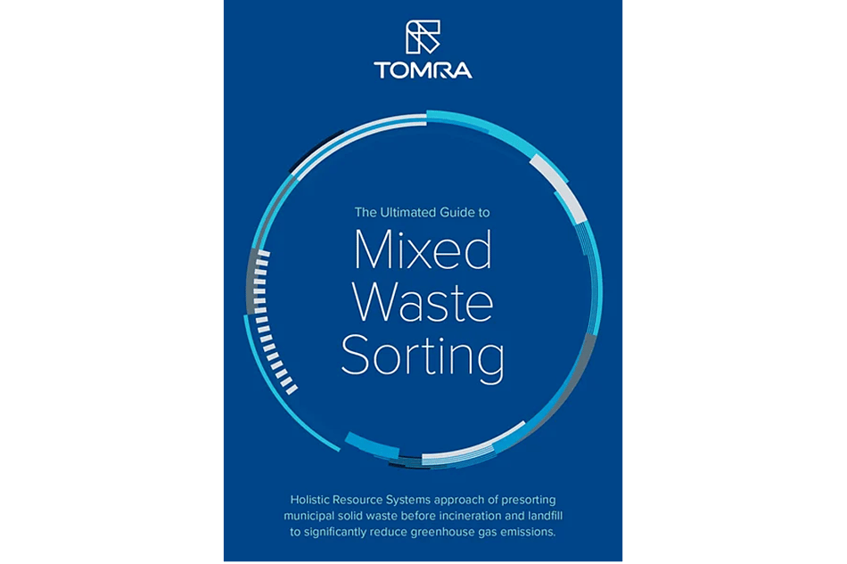 Mixed waste sorting brochure cover