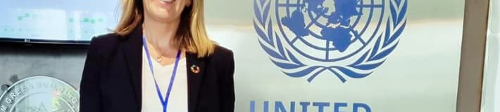 TOMRA President and CEO Tove Andersen at the UN office in Vietnam