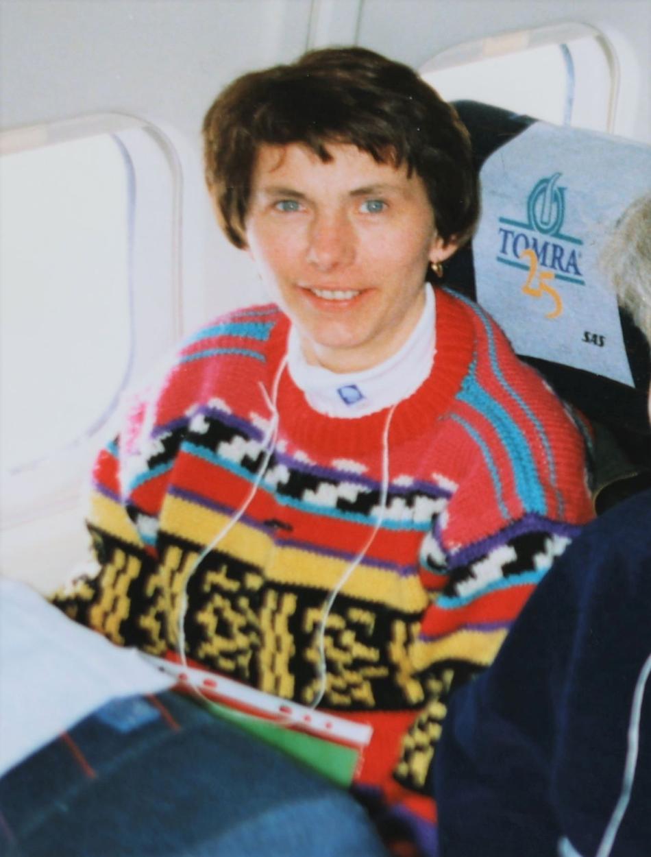 Image de Kari dans un avion