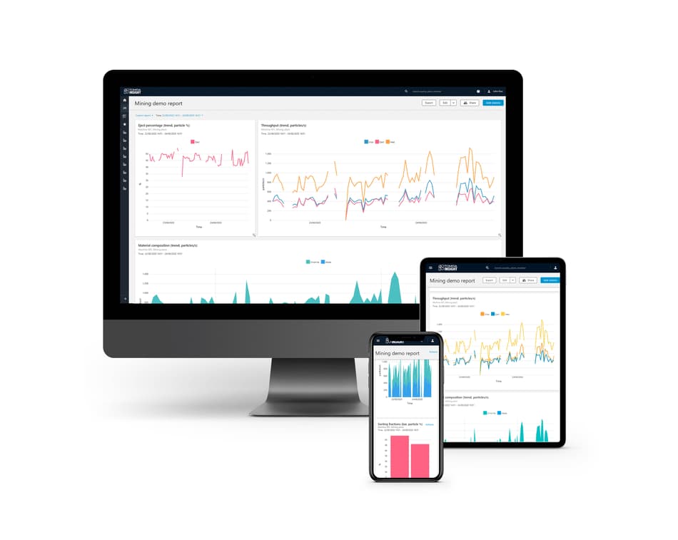 TOMRA Insights tool on all devices